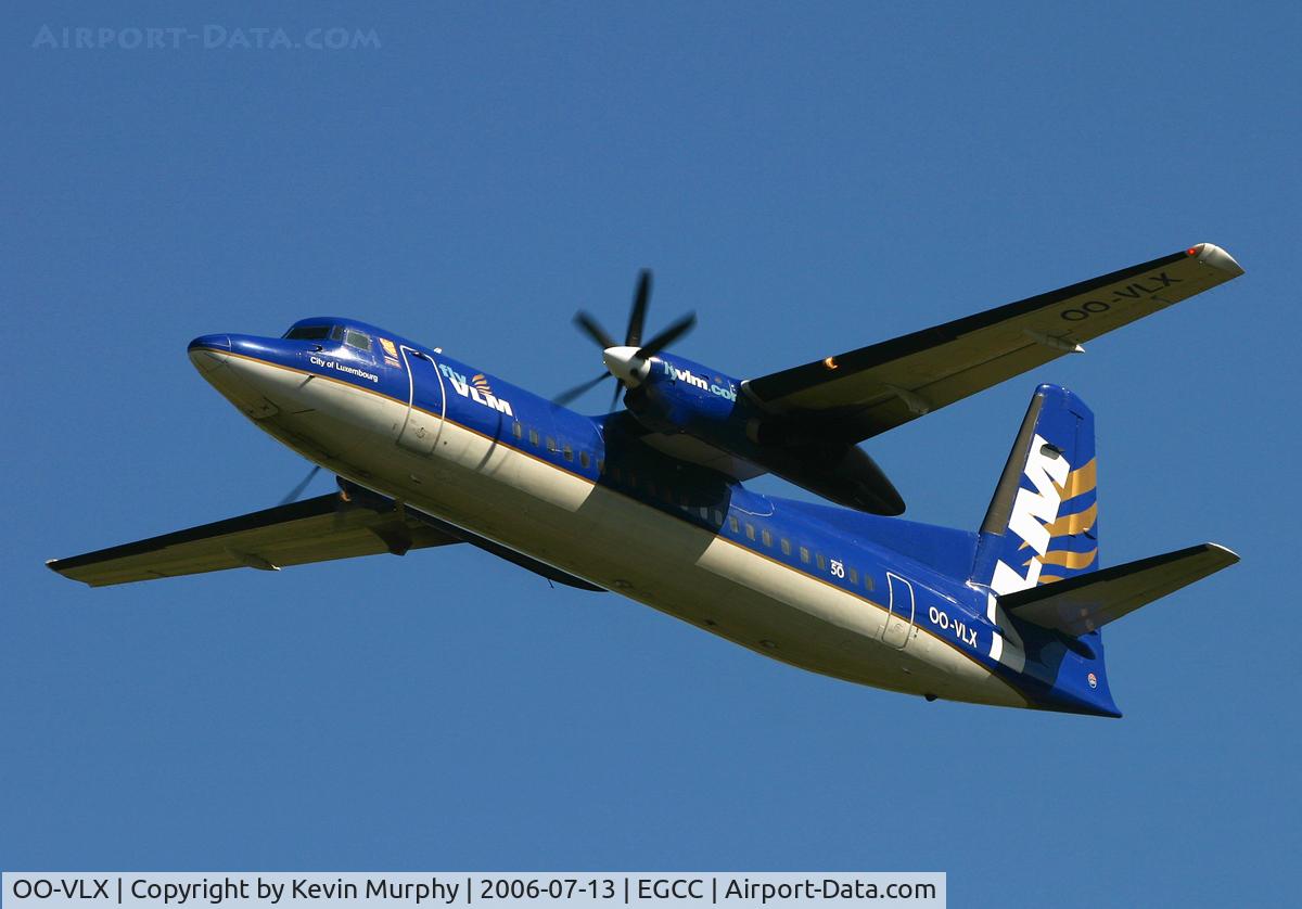 OO-VLX, 1990 Fokker 50 C/N 20177, VLM Fokker