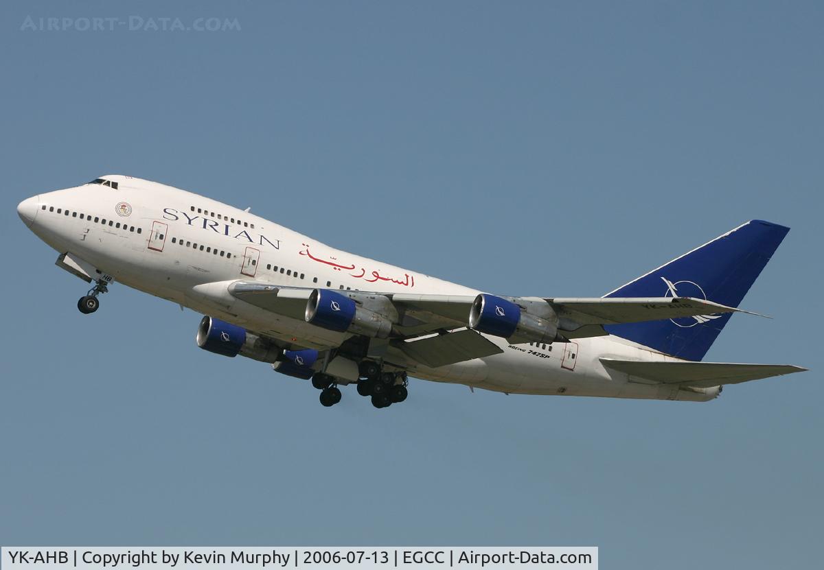 YK-AHB, 1976 Boeing 747SP-94 C/N 21175, Syrian 747