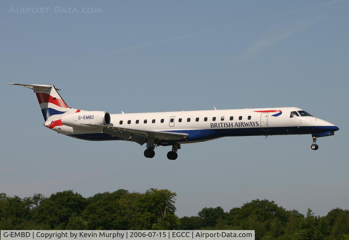 G-EMBD, 1998 Embraer EMB-145EU (ERJ-145EU) C/N 145039, BA Embraer