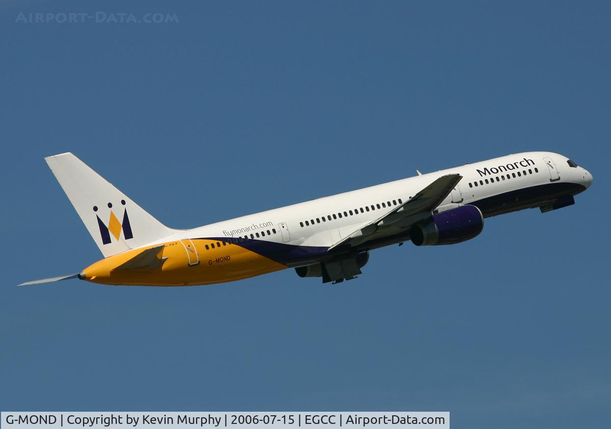 G-MOND, 1983 Boeing 757-2T7 C/N 22960, Monarch 757