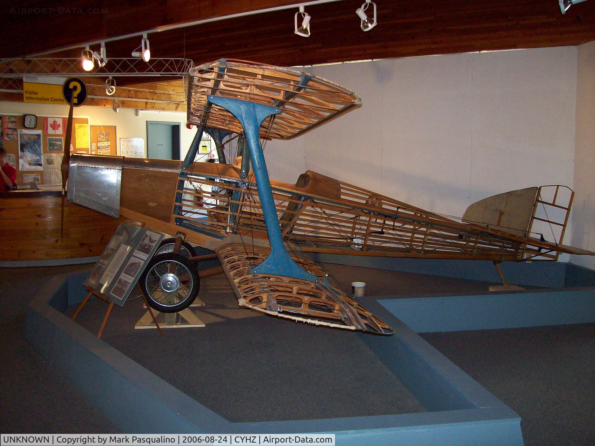 UNKNOWN, Miscellaneous Various C/N unknown, First homebuilt in Nova Scotia. Atlantic Canada Aviation Museum.
