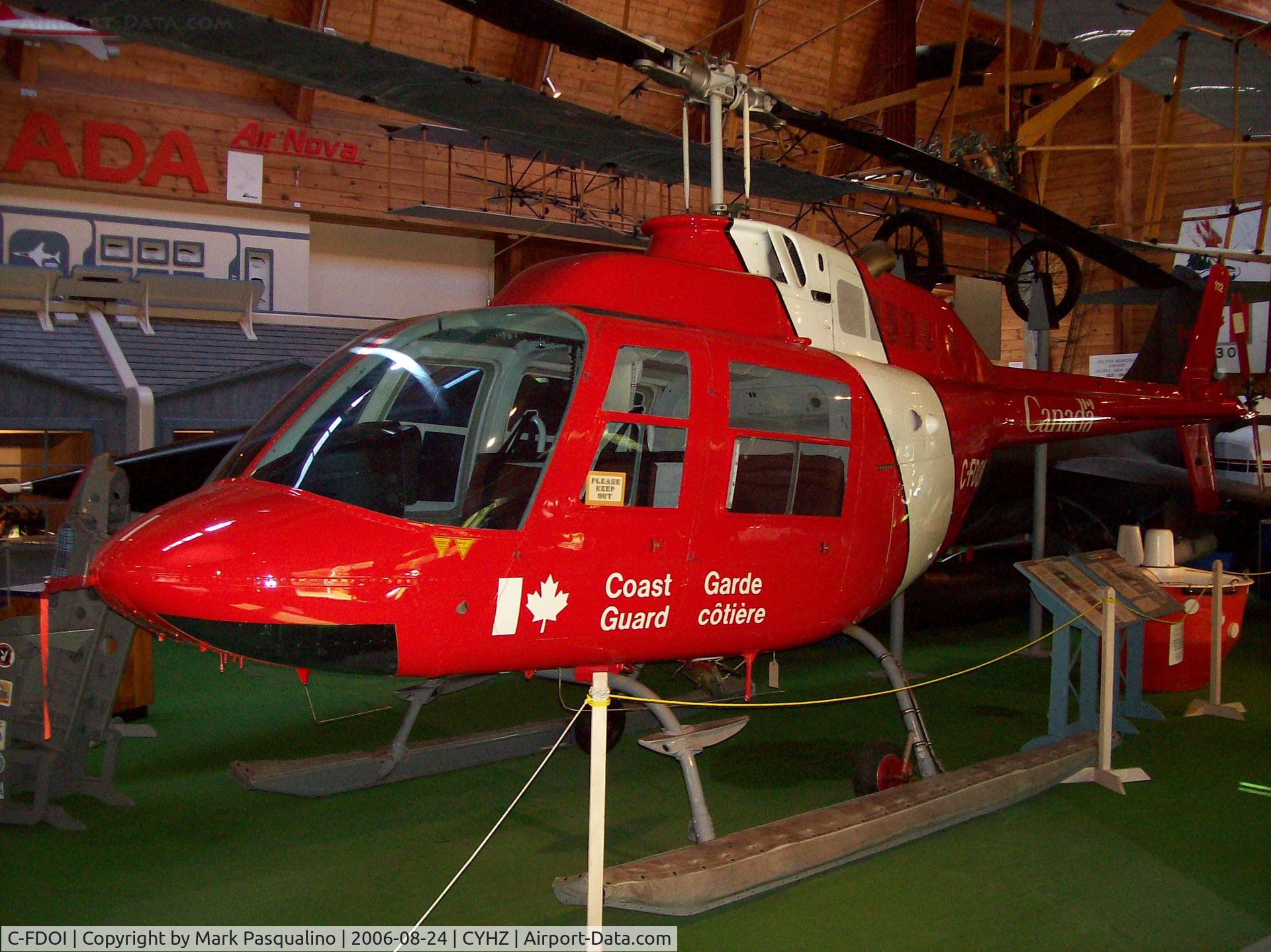 C-FDOI, Bell 206B JetRanger II C/N 3980, Bell 206B Jet Ranger. Used to be C-FDOI