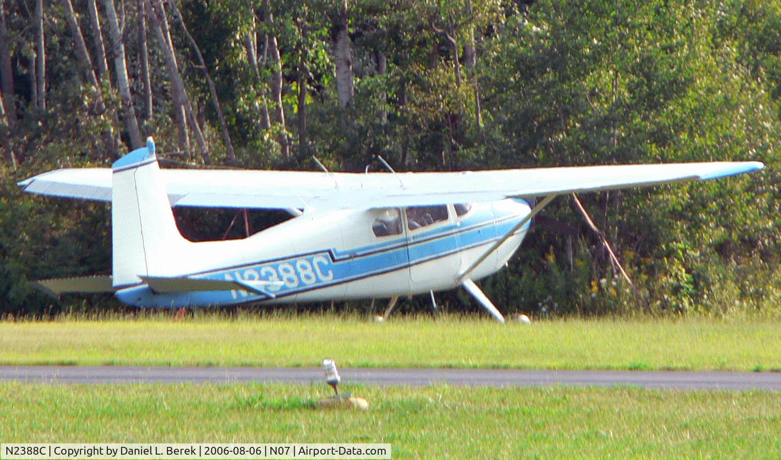 N2388C, 1953 Cessna 180 C/N 30688, Without airport access, a 400-mm telephoto lens comes in handy!