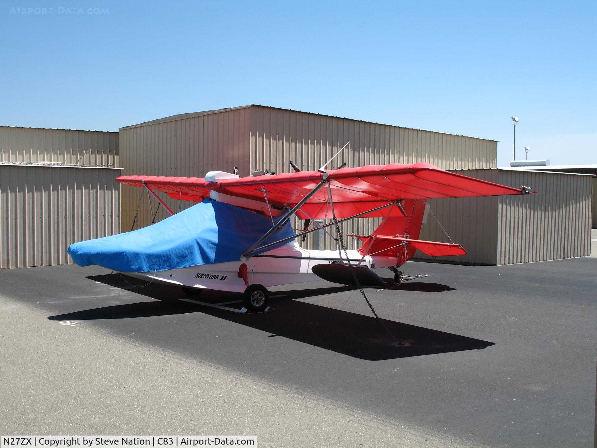 N27ZX, 2006 Aero Adventure Aventura II C/N AA2A0105, Sachse 2006 Aventura II homebuilt @ Byron Airport (Contra Costa County), CA