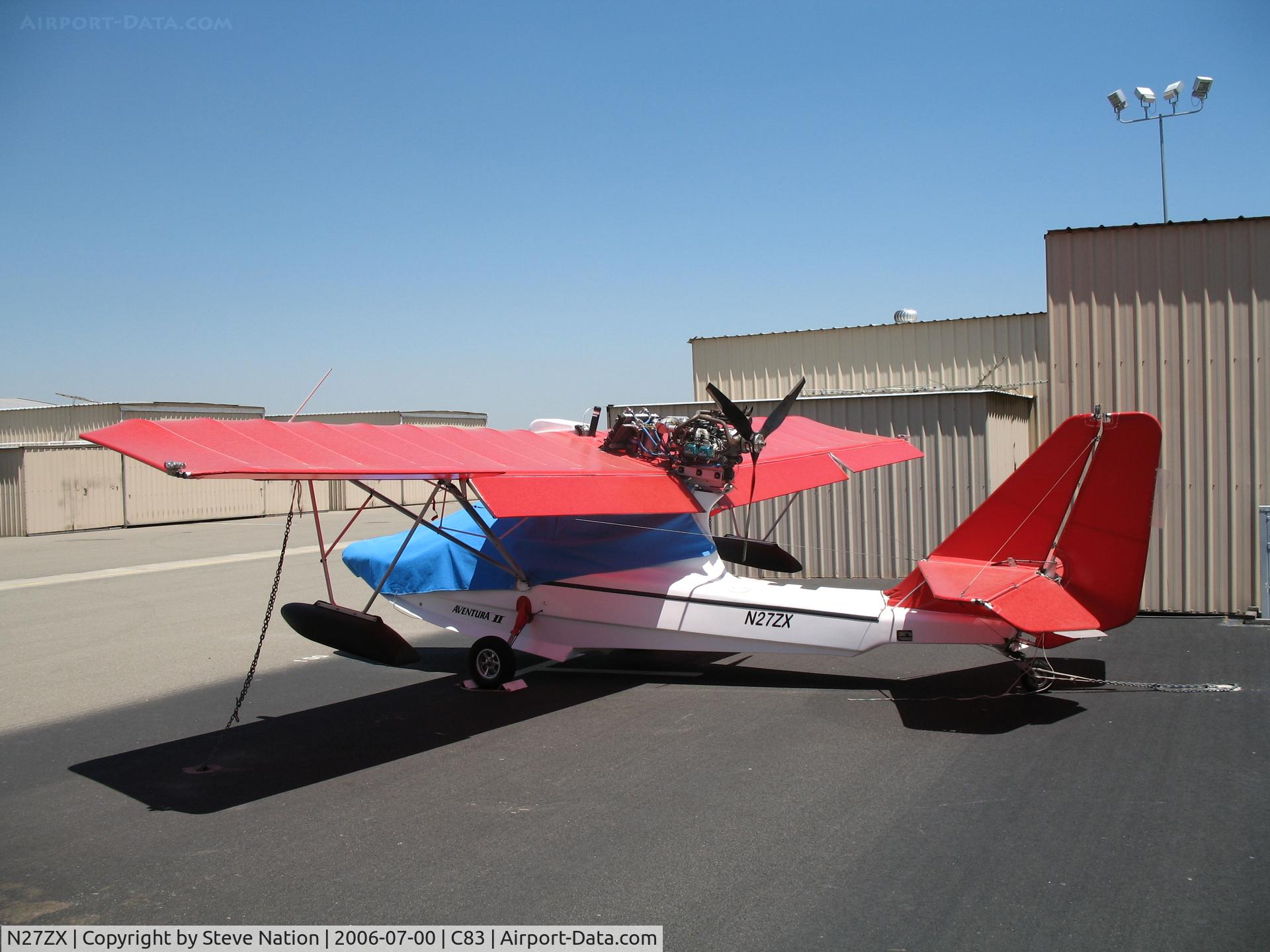 N27ZX, 2006 Aero Adventure Aventura II C/N AA2A0105, Sachse 2006 Aventura II homebuilt @ Byron Airport (Contra Costa County), CA