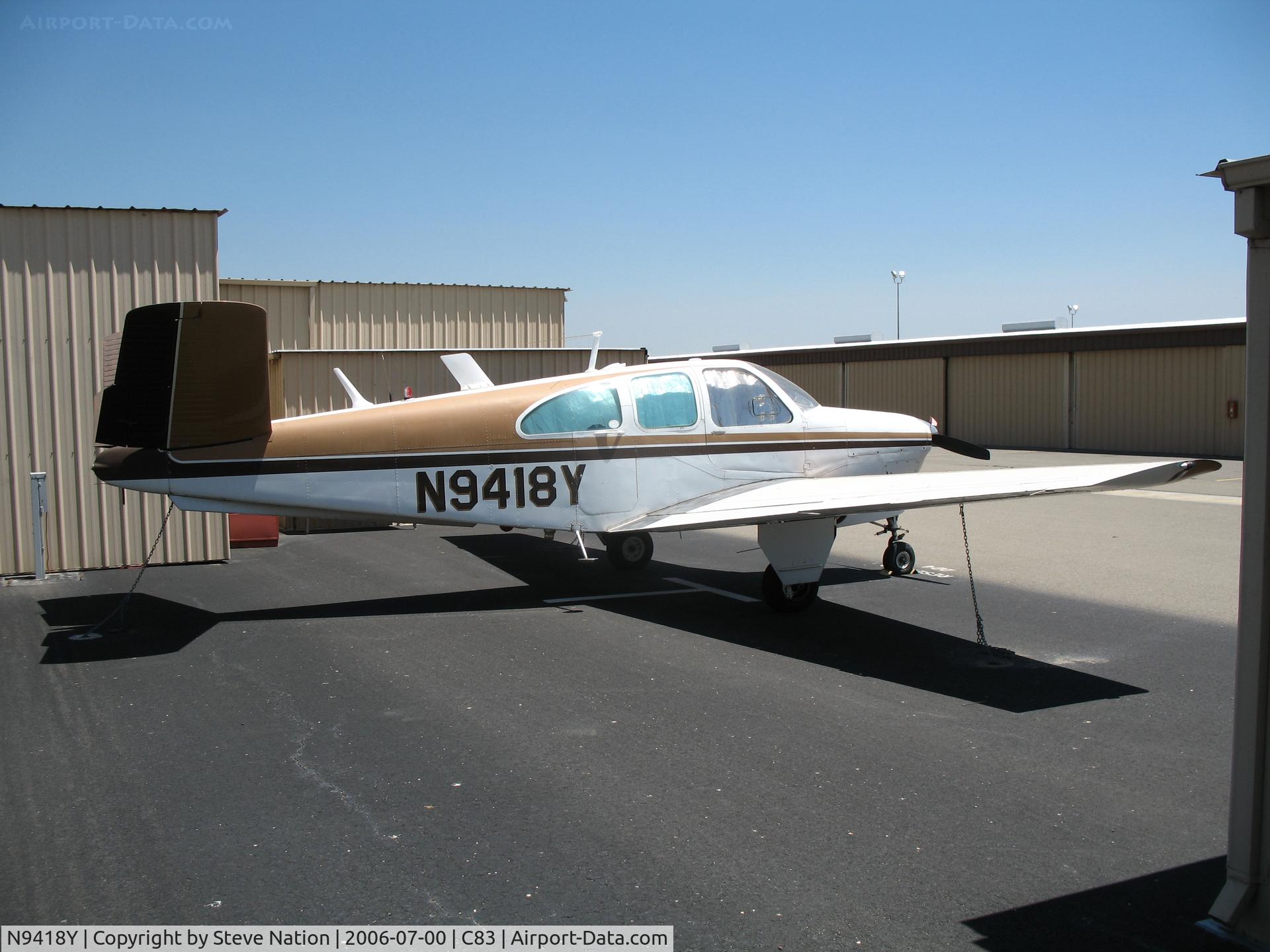 N9418Y, 1960 Beech N35 Bonanza C/N D-6596, 1960 Beech N35 Bonanza @ Byron Airport (Contra Costa County), CA