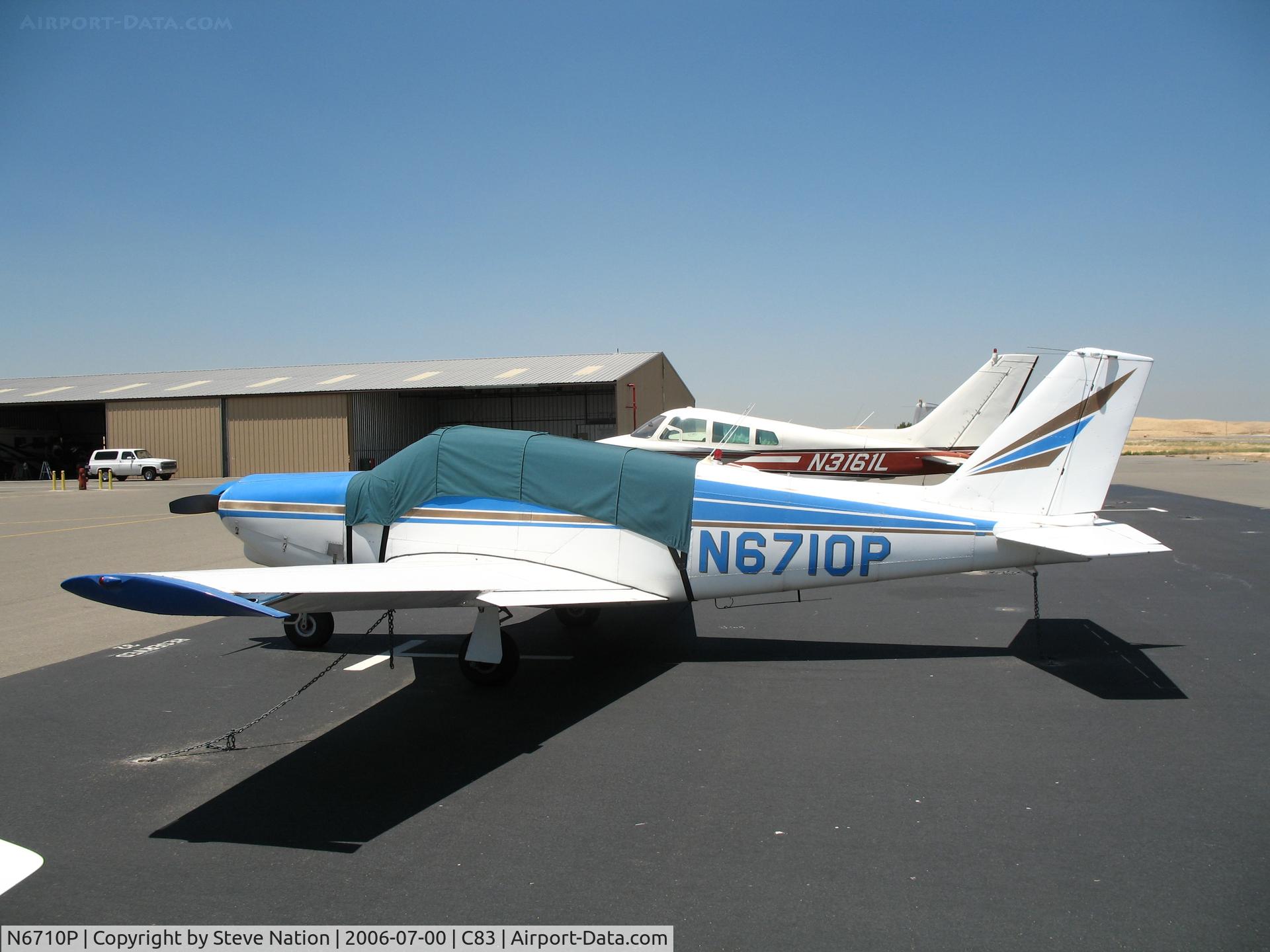 N6710P, 1960 Piper PA-24-250 Comanche C/N 24-1836, 1960 Piper PA-24-250 with sun cover @ Byron Airport (Contra Costa County), CA
