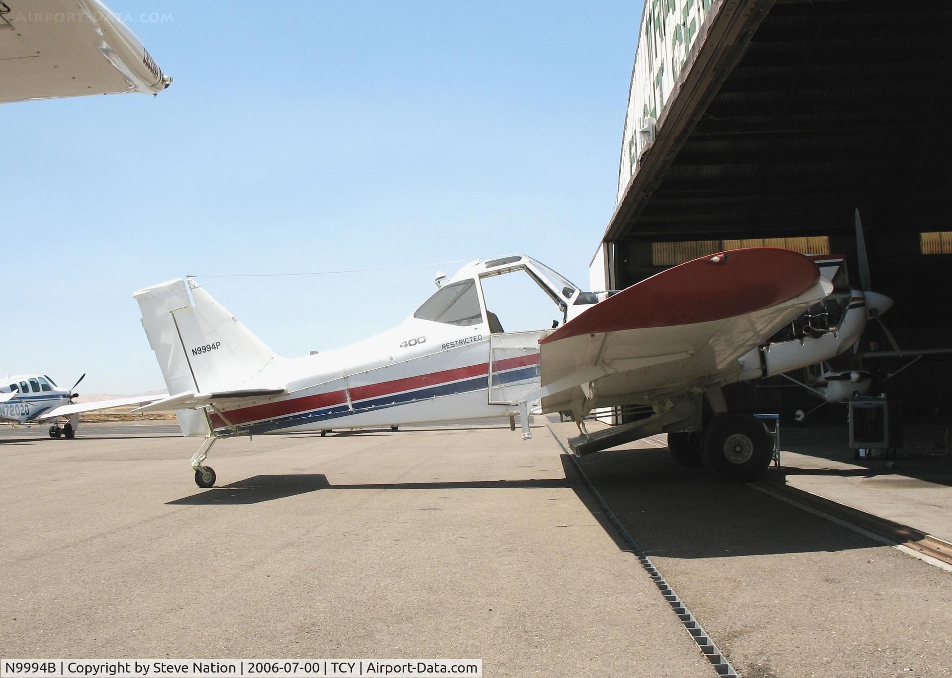 N9994B, Piper PA-36-285 Pawnee Brave C/N 36-7560110, Trinkle Ag Flying 1975 Piper PA-36-285 Brave as duster (and misregistered N9994P) @ TRacy Municipal Airport, CA