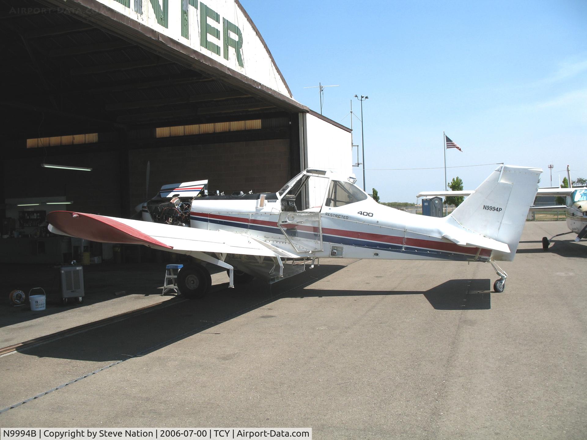 N9994B, Piper PA-36-285 Pawnee Brave C/N 36-7560110, Trinkle Ag Flying 1975 Piper PA-36-285 Brave as duster (and misregistered N9994P) @ TRacy Municipal Airport, CA