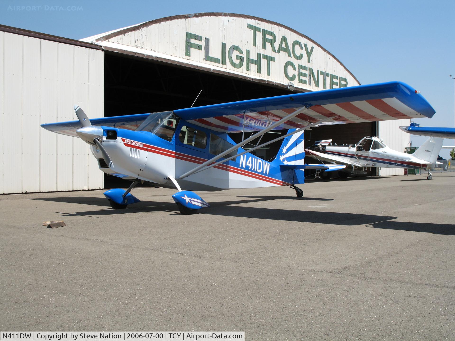 N411DW, 1996 American Champion 8KCAB Super Decathlon C/N 772-96, 2002 American Champion Acft 8KCAB @ Tracy Municipal Airport (Contra Costa County), CA