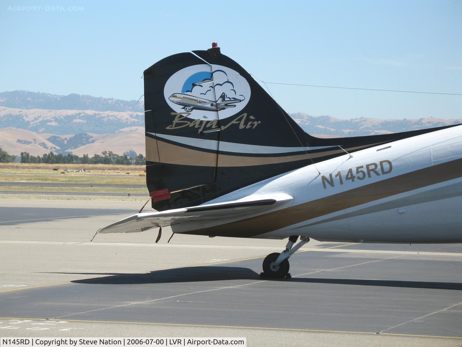 N145RD, 1942 Douglas DC-3-65TP (C-47A-90-DL) C/N 20175, Baja Air Aero Modifications (South Africa) AMI-DC-3-65TP (DC-3 s/n 20175) with PT-6A turboprops @ Livermore Municipal Airport, CA
