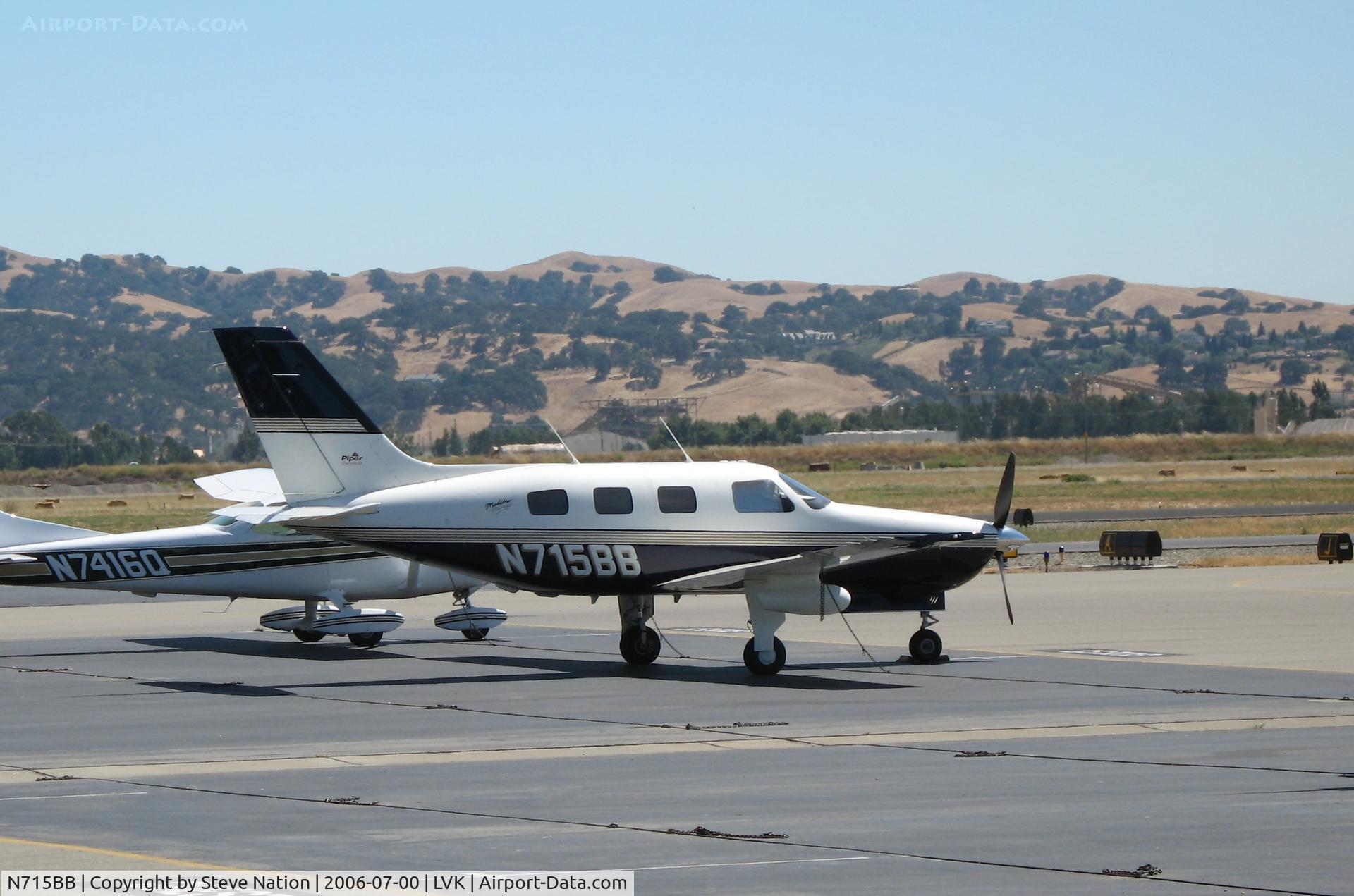 N715BB, 1996 Piper PA-46-350P Malibu Mirage C/N 4636038, 1996 Piper PA-46-350P Malibu @ Livermore Municipal Airport, CA