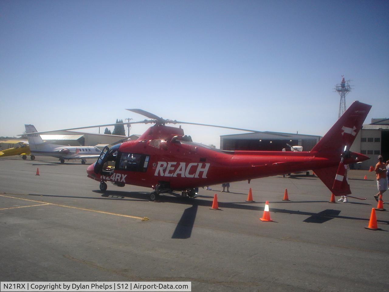 N21RX, Agusta A-109 C/N 7131, N21RX at Albany Municipal Airport in Albany, OR for airshow.