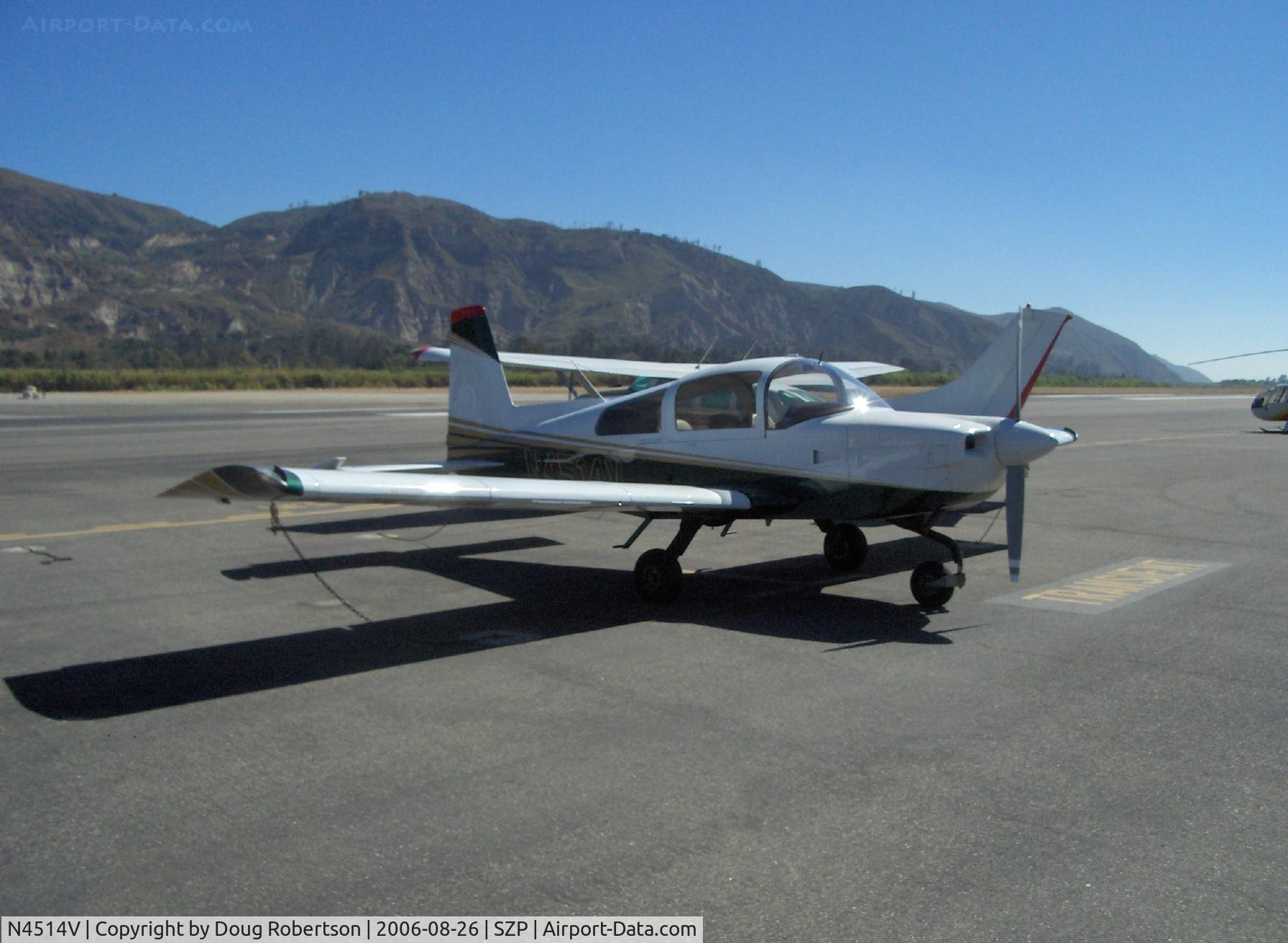 N4514V, 1978 Gulfstream American Corp AA-5B C/N AA5B1005, 1978 Gulfstream American AA-5B TIGER, Lycoming O&VO-360 180 Hp