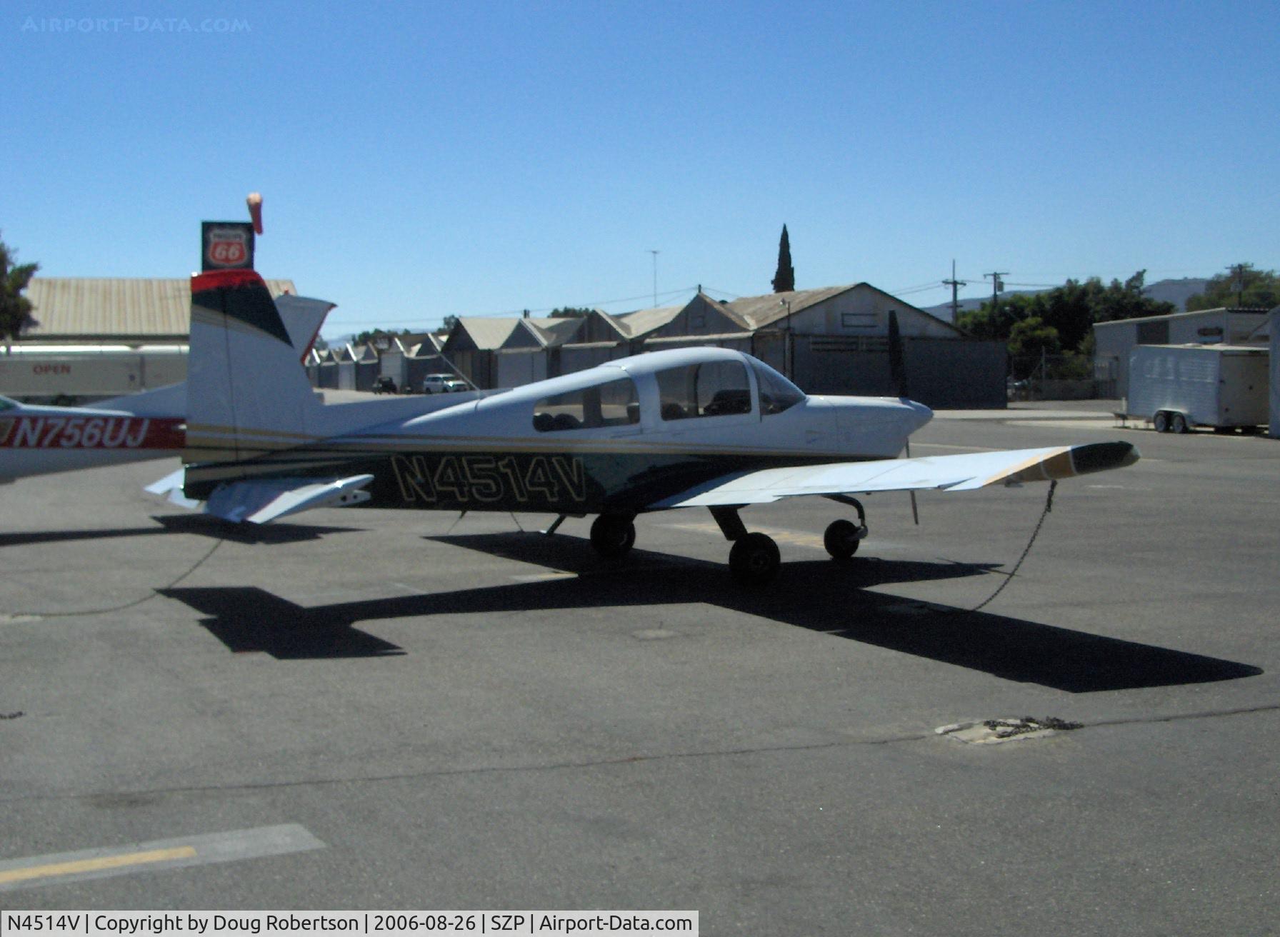 N4514V, 1978 Gulfstream American Corp AA-5B C/N AA5B1005, 1978 Gulfstream American AA-5B TIGER, Lycoming O&VO-360 180 Hp