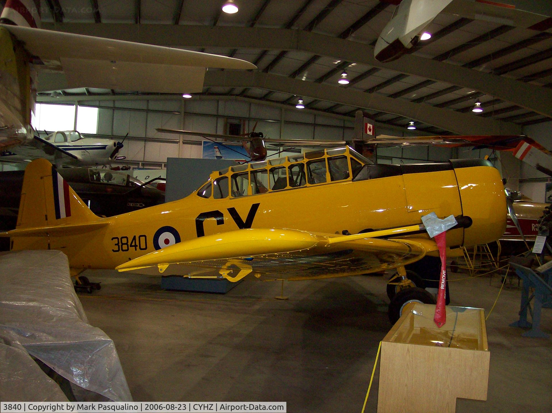 3840, Noorduyn AT-16 Harvard II C/N 81-4107, Harvard MK II  3840
