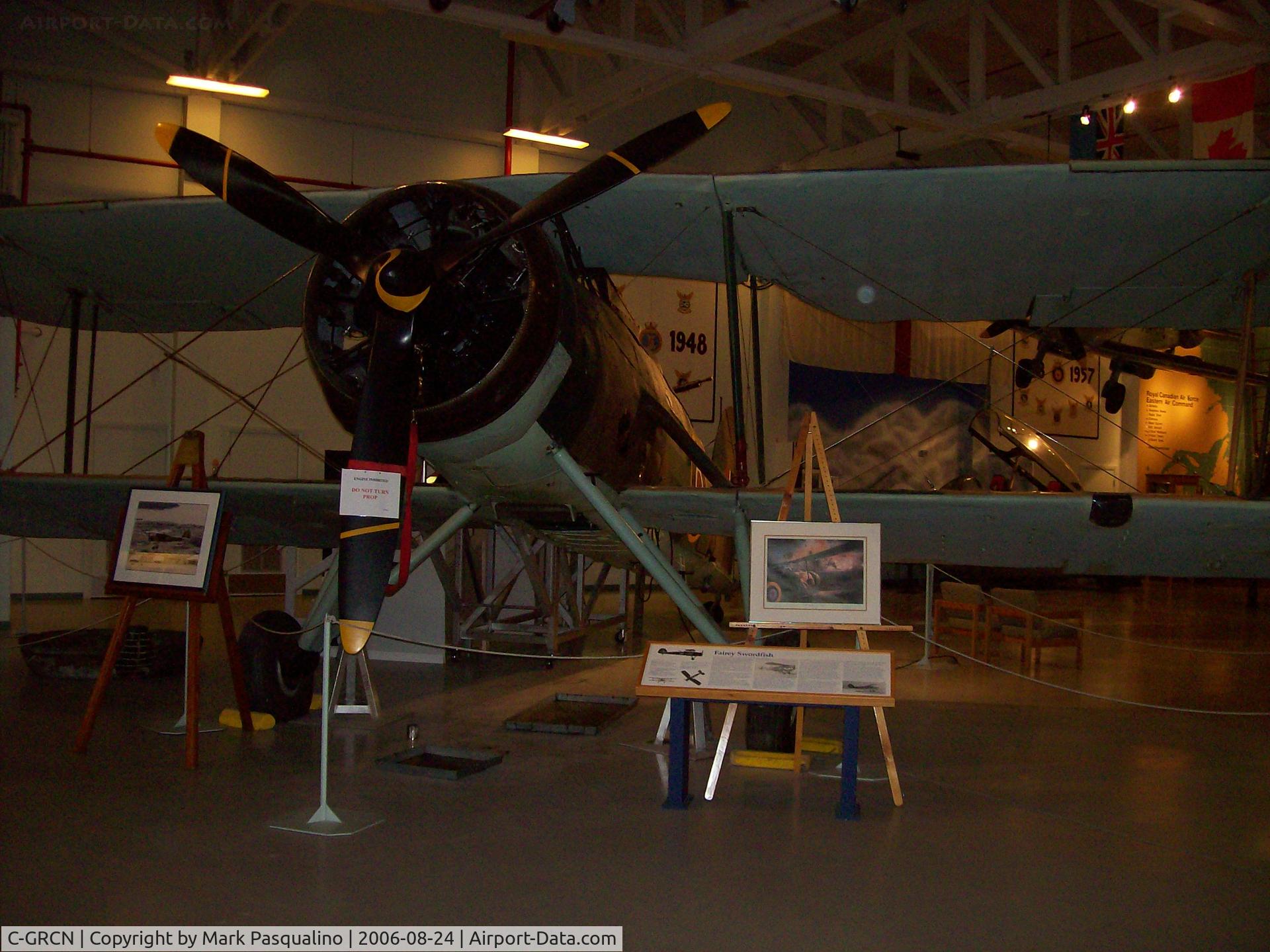 C-GRCN, 1943 Fairey Swordfish Mk.II C/N F/B3S/126/A, Fairey Swordfish MK II