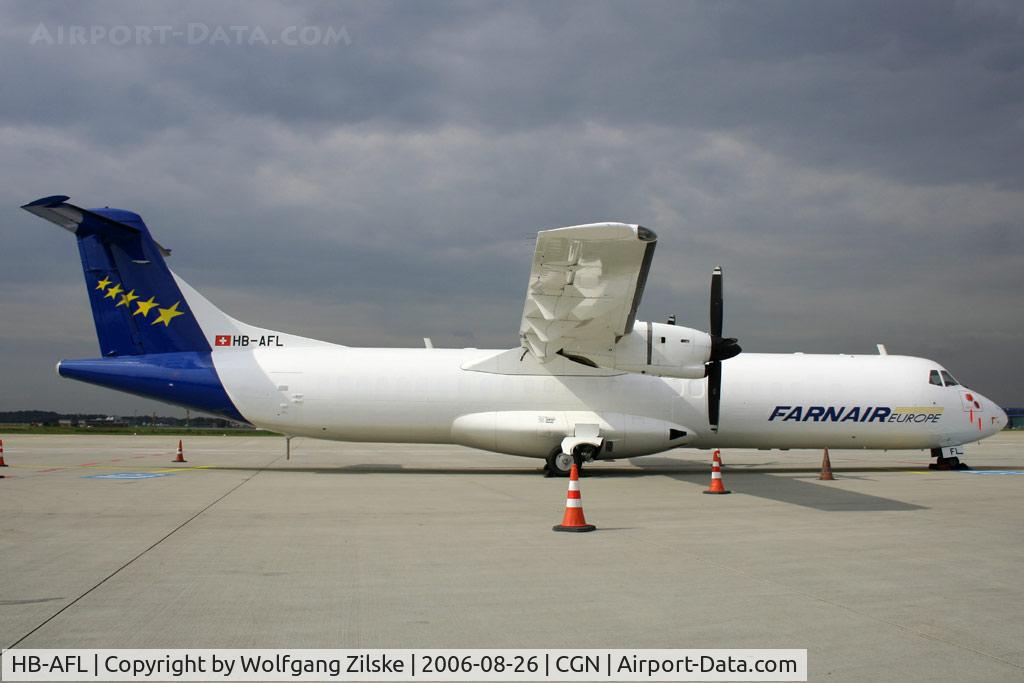 HB-AFL, 1991 ATR 72-202F C/N 222, freighter