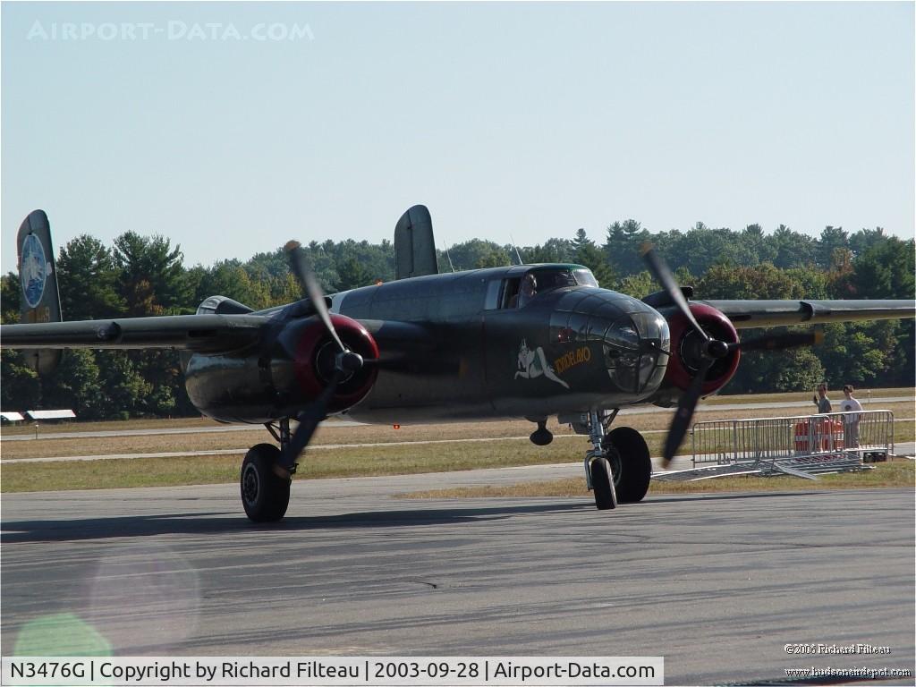 N3476G, 1944 North American B-25J Mitchell C/N 108-33257, B-25 Mitchell at Nashua Heritage Days