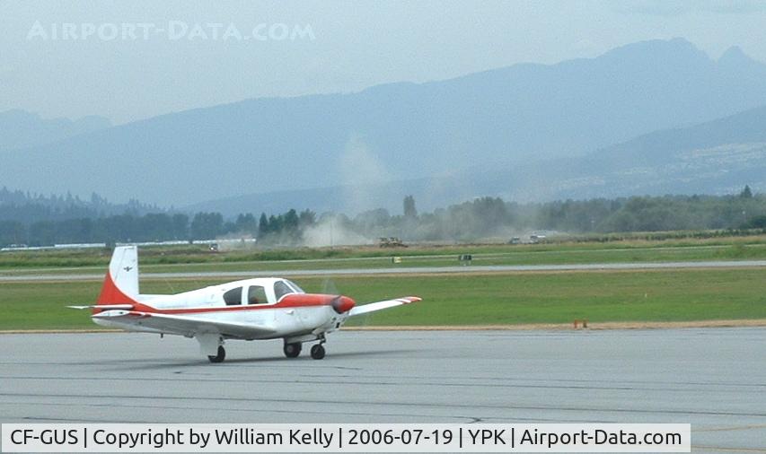 CF-GUS, 1961 Mooney M20B Mark 21 C/N 1874, Mooney M20B at Pitt Meadows BC