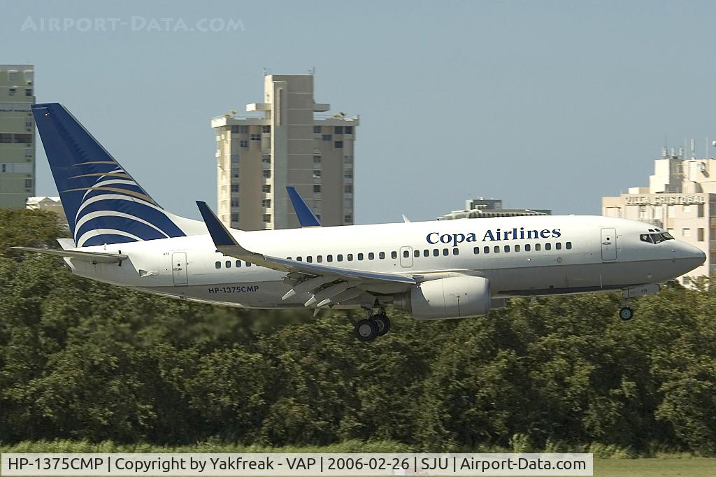 HP-1375CMP, 2000 Boeing 737-7V3 C/N 30460, COPA Boeing 737-700