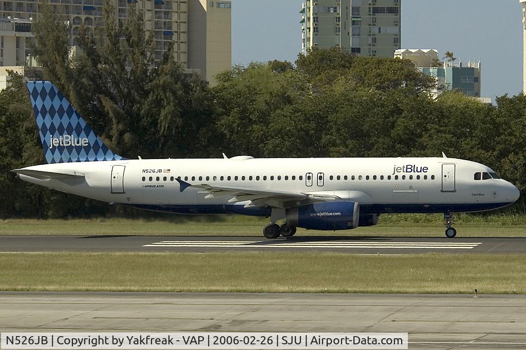 N526JB, 2001 Airbus A320-232 C/N 1546, Jetblue Airbus A320