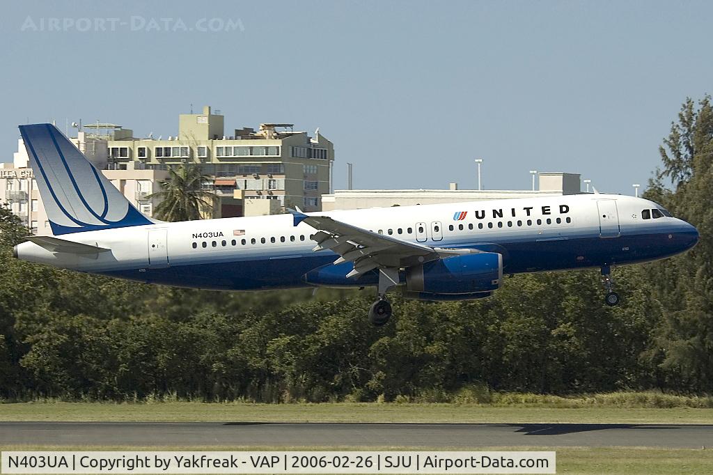 N403UA, 1993 Airbus A320-232 C/N 442, United Airbus A320