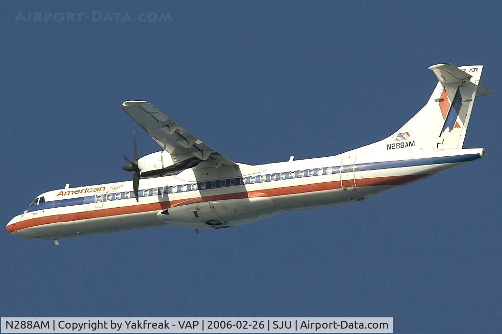 N288AM, 1992 ATR 72-212 C/N 288, American Eagle ATR72