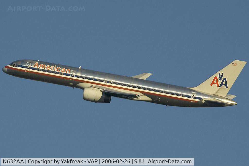 N632AA, 1990 Boeing 757-223 C/N 24590, American Airlines Boeing 757-200