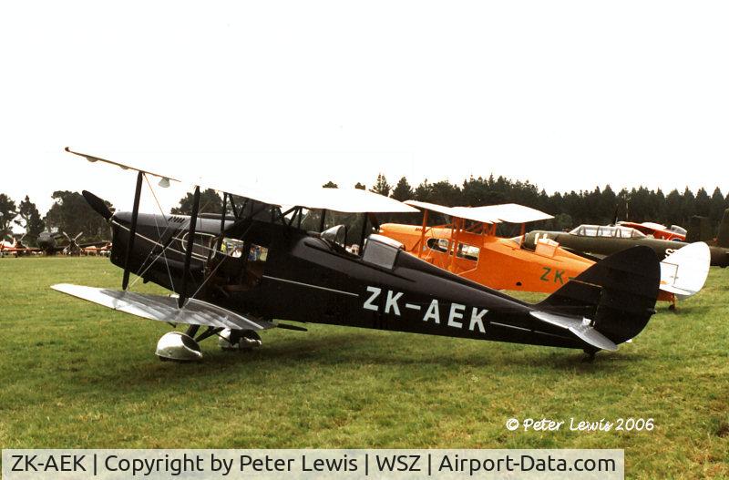 ZK-AEK, 1932 De Havilland DH-83C Fox Moth C/N 4033, DH83 Fox Moth