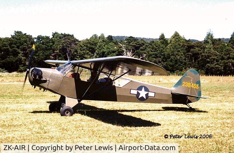ZK-AIR, 1942 Piper L-4A Grasshopper (J3C-65 Cub) C/N 9024, Piper J3C-65 Cub (ex L-4 Cub 42-38455)