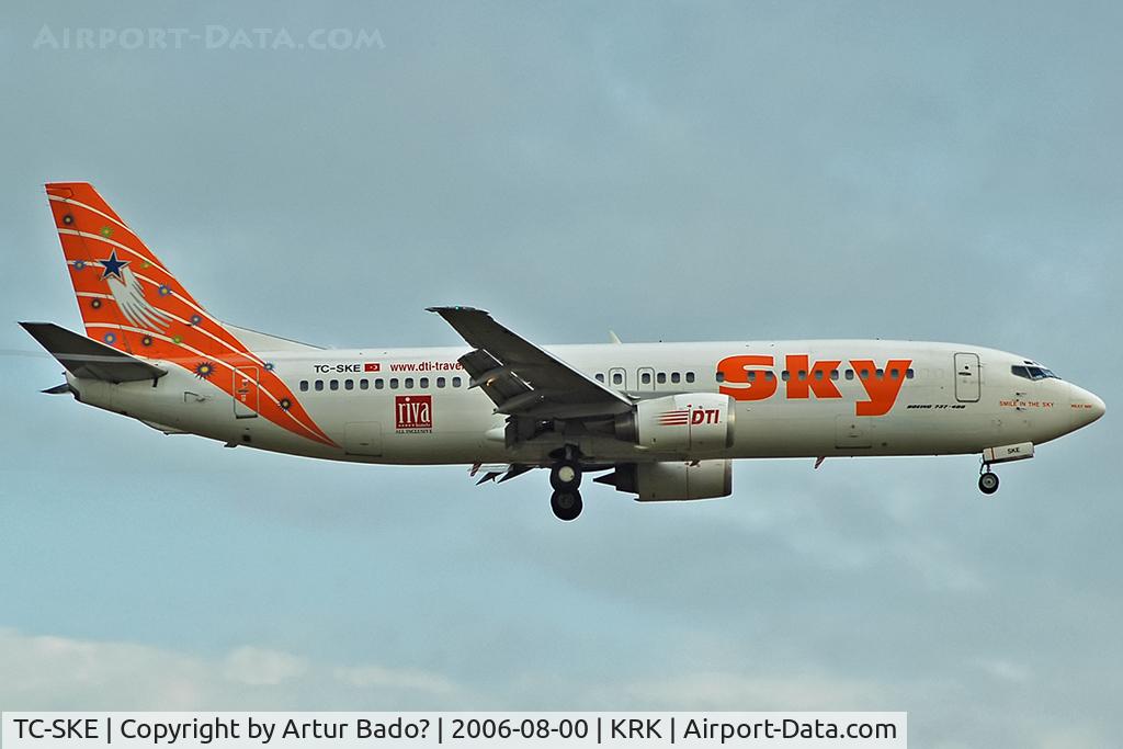 TC-SKE, 1992 Boeing 737-4Q8 C/N 25163, Sky Airlines
