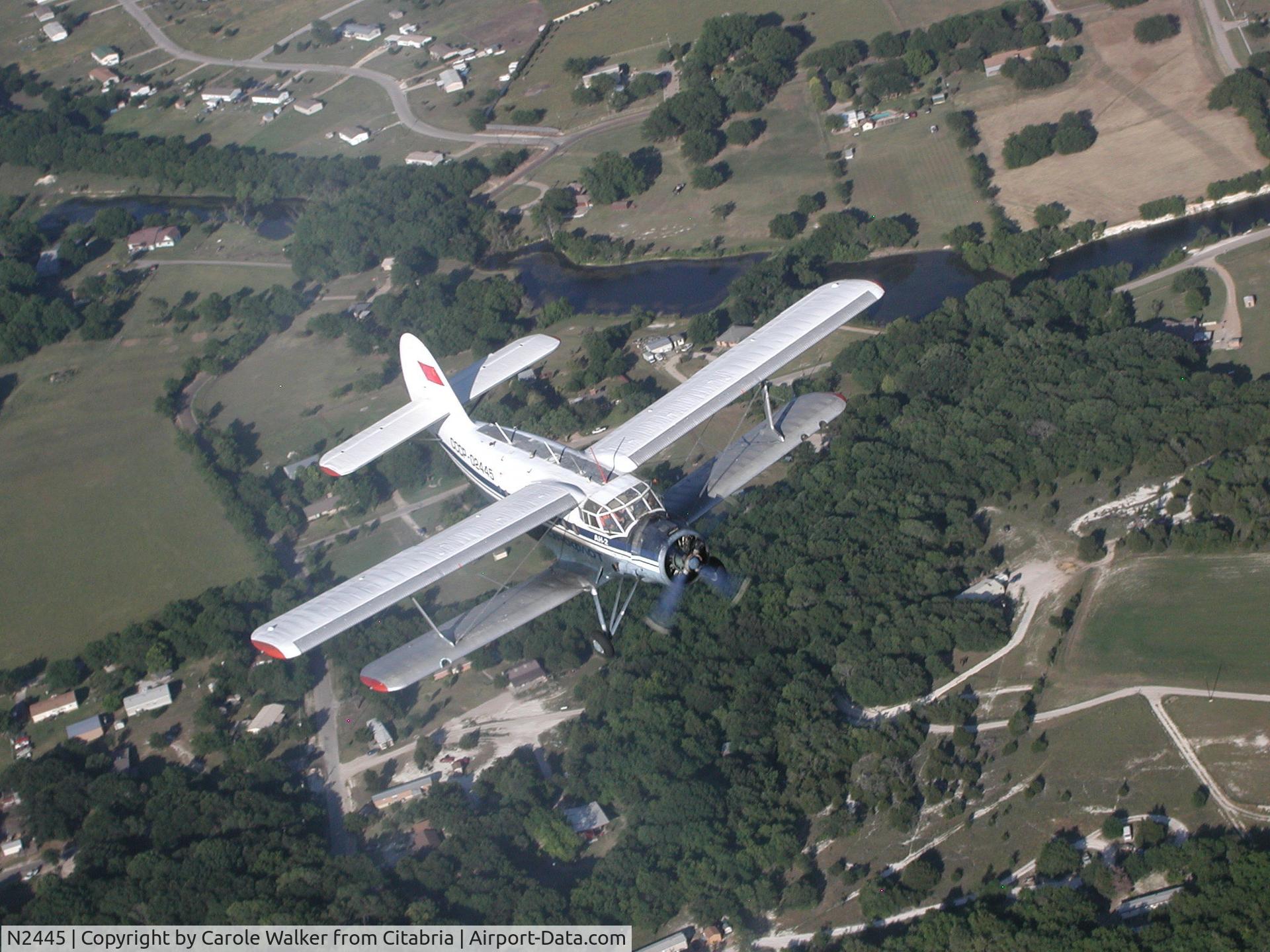N2445, 1970 Antonov AN-2 C/N 1G11756, AN-2 in flight