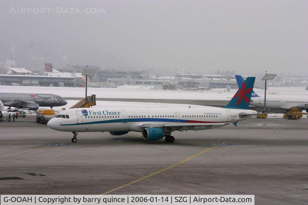 G-OOAH, 1998 Airbus A321-211 C/N 781, FIRST CHOICE A321