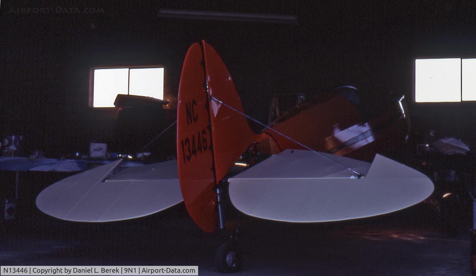 N13446, 1933 Waco UBF C/N 3765, Classic 1933 Waco UBF undergoes restoration at Vansant Airport.