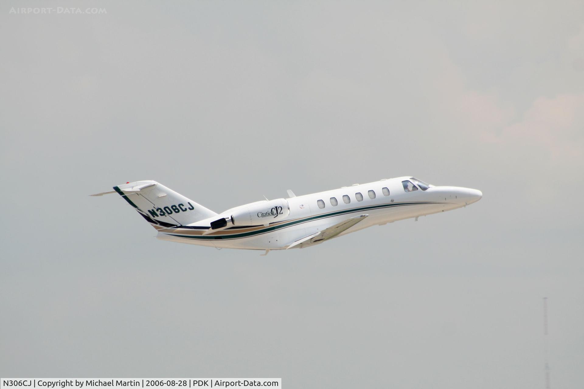 N306CJ, 2001 Cessna 525A CitationJet CJ2 C/N 525A-0016, Scooting out of Atlanta!