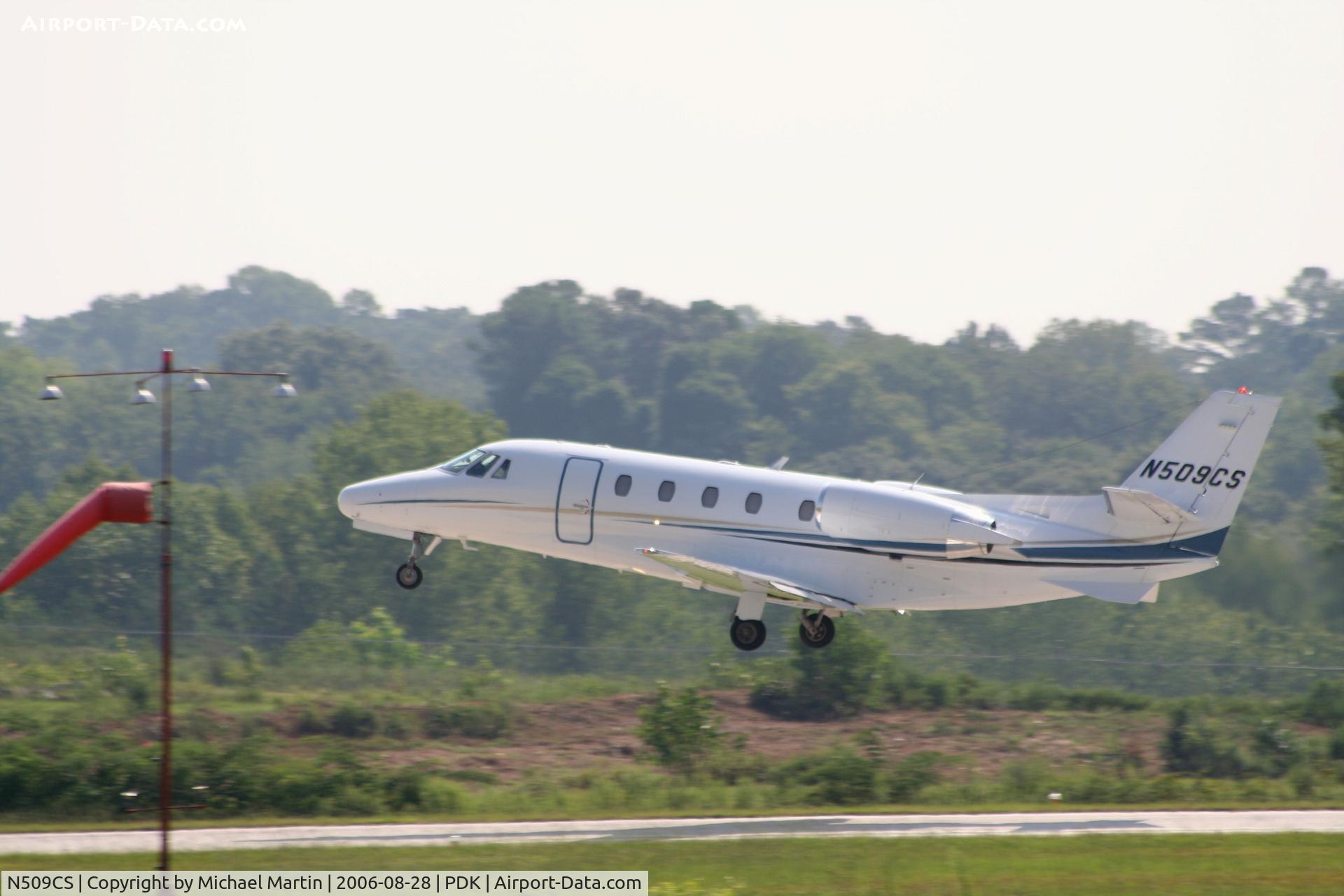 N509CS, 2003 Cessna 560XL Citation Excel C/N 560-5310, Scooting out of Atlanta!