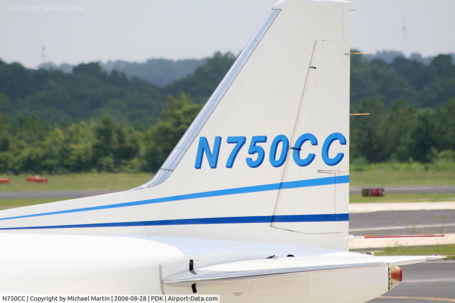 N750CC, 1980 Rockwell International NA-265-65 Sabreliner 65 C/N 465-37, Tail Numbers