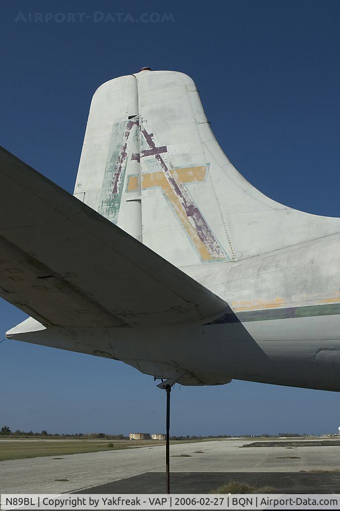 N89BL, 1957 Douglas DC-6A C/N 45374, Aerial transit DC6