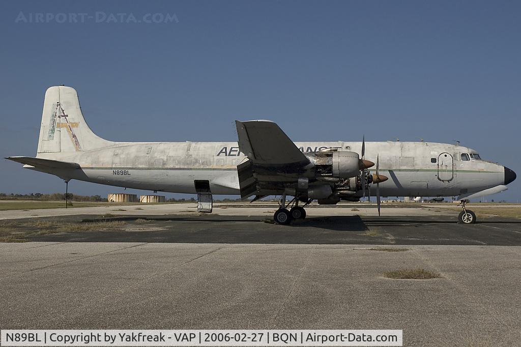 N89BL, 1957 Douglas DC-6A C/N 45374, Aerial Transit DC6