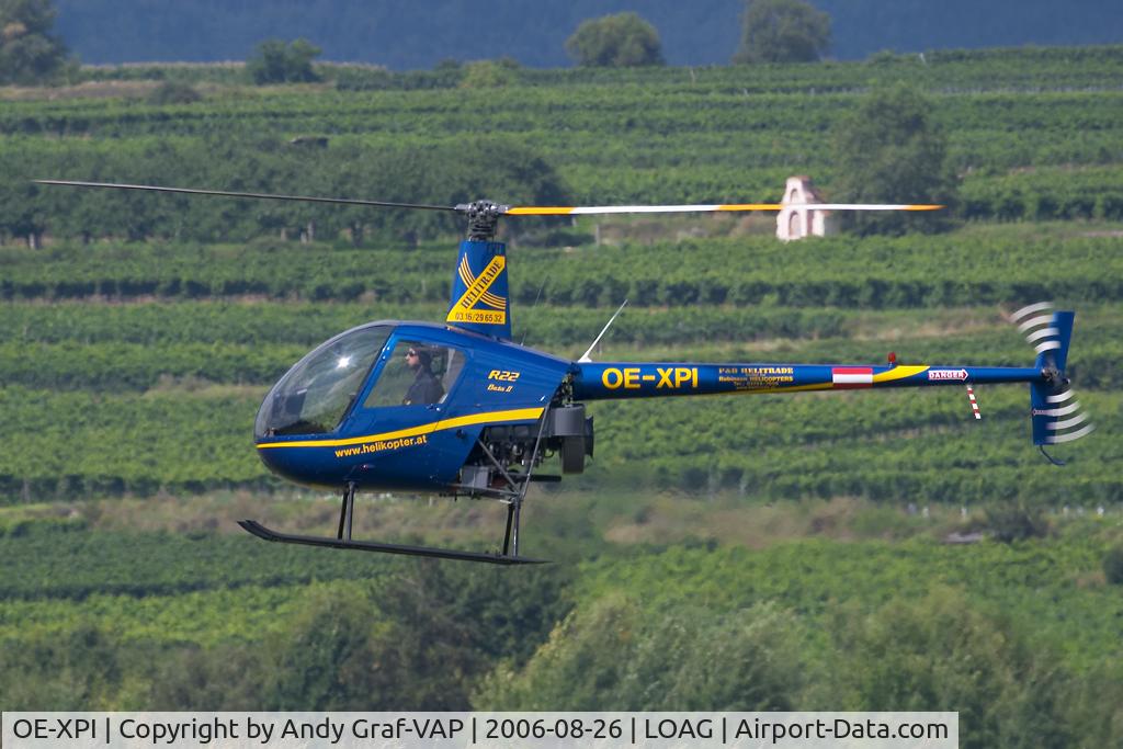 OE-XPI, Robinson R22 Beta C/N 3883, Open day at Krems-Langenlois Airfield.