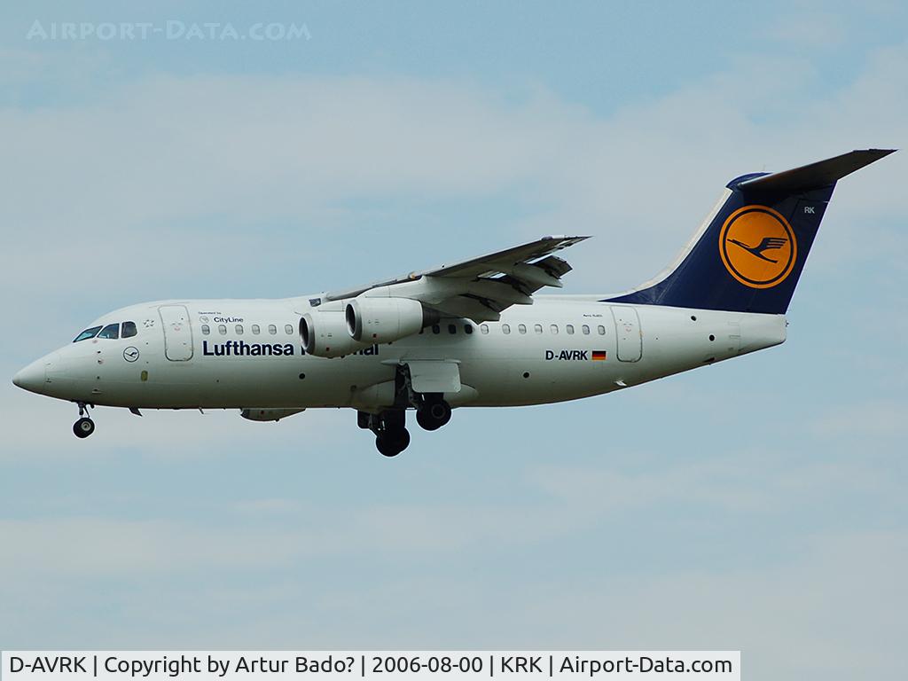 D-AVRK, 1996 British Aerospace Avro 146-RJ85 C/N E.2278, Lufthansa