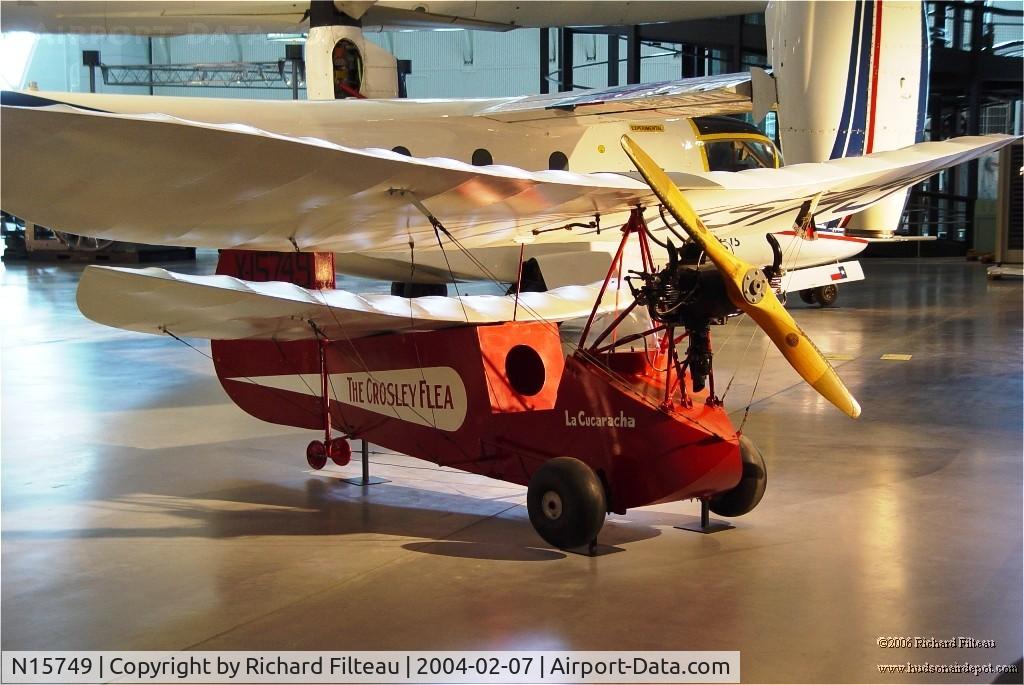 N15749, 1936 Mignet HM.14 Pou-du-Ciel C/N Not found N15749, Crosley Flea