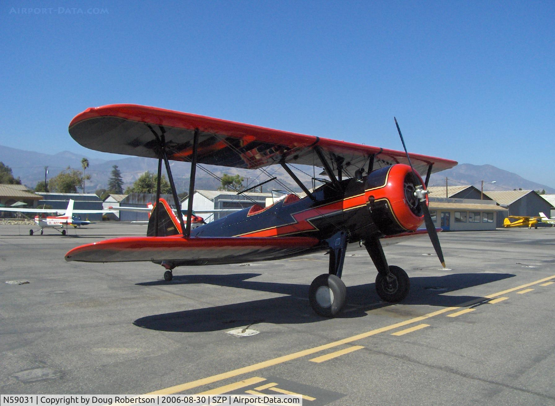 N59031, 1941 Boeing A75N1(PT17) C/N 75-3808, 1941 Boeing Stearman A75N1, Continental W670 220 Hp