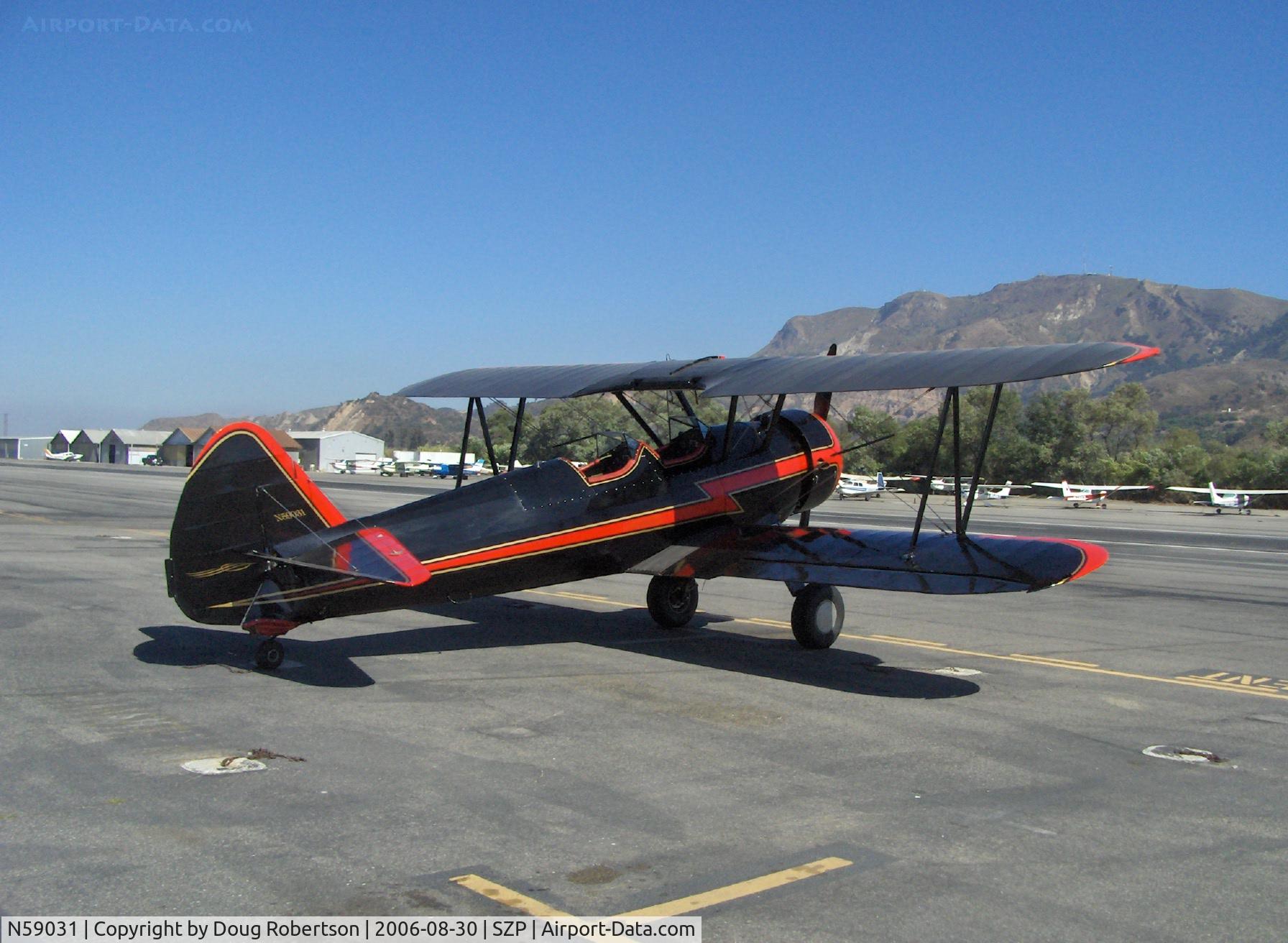 N59031, 1941 Boeing A75N1(PT17) C/N 75-3808, 1941 Boeing Stearman A75N1, Continental W670 220 Hp