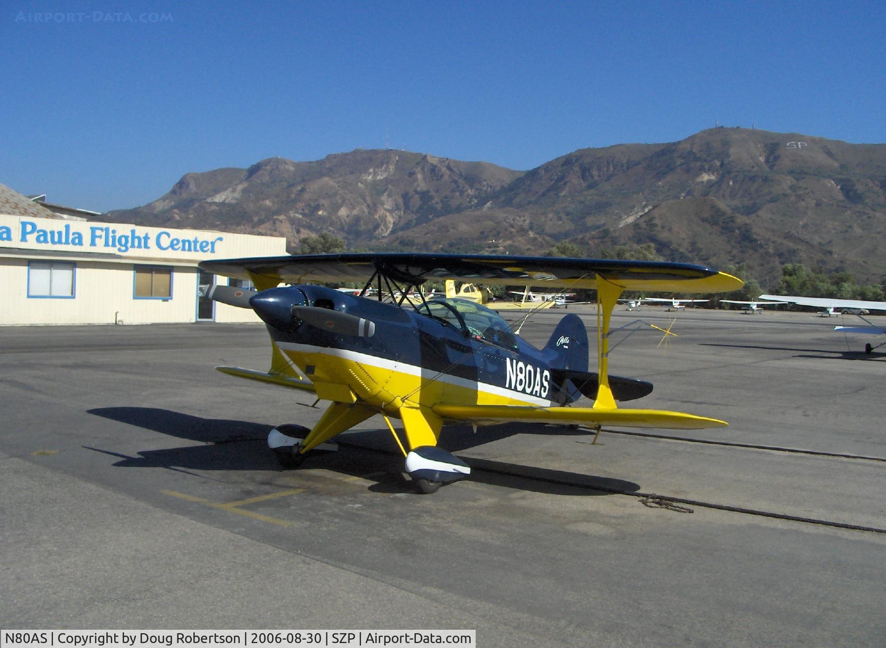 N80AS, 1992 Pitts S-2B Special C/N 5244, 1992 Pitts Aerobatics S-2B, Lycoming AEIO-540
