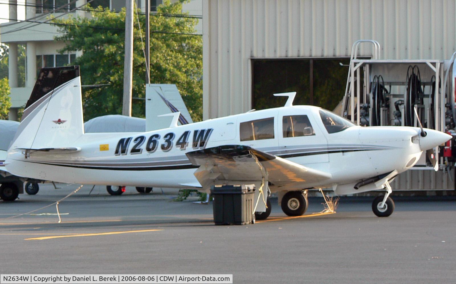 N2634W, 1966 Mooney M20E C/N 973, This 1966 Mooney is visiting Caldwell all the way from New Mexico!