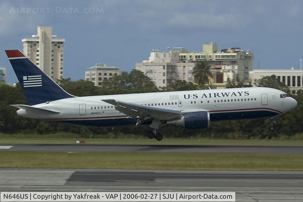 N646US, 1987 Boeing 767-201/ER C/N 23898, US Airways Boeing 767-200