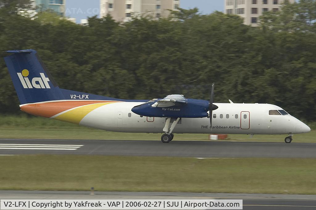 V2-LFX, 1992 De Havilland Canada DHC-8 311A Dash 8 C/N 315, Liat Dash8-300