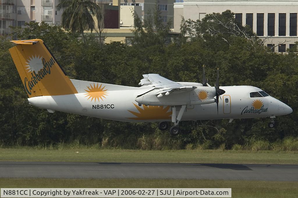 N881CC, De Havilland Canada DHC-8-106 Dash 8 C/N 294, Carribean Sun Dash8-100